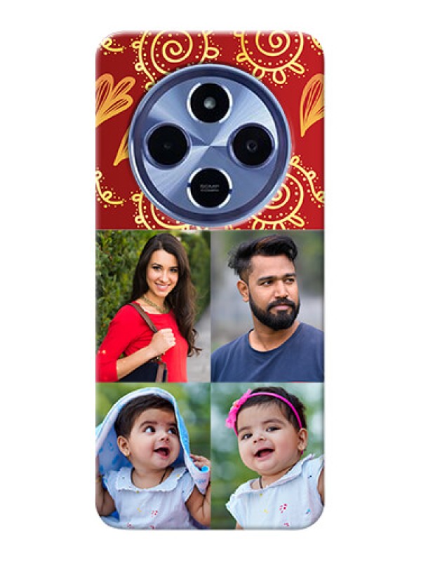 Custom Redmi A4 5G Mobile Phone Cases: 4 Image Traditional Design