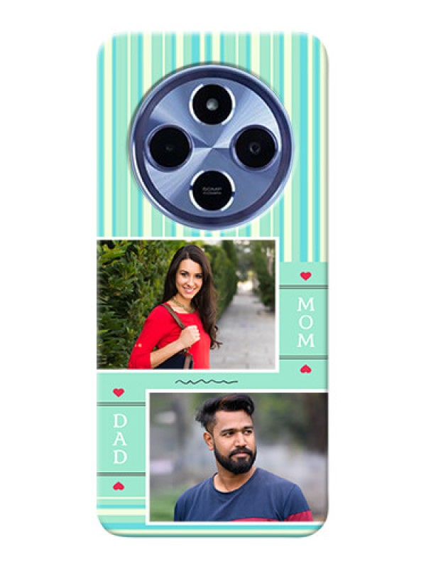 Custom Redmi A4 5G custom mobile phone covers: Mom And Dad Pic Design