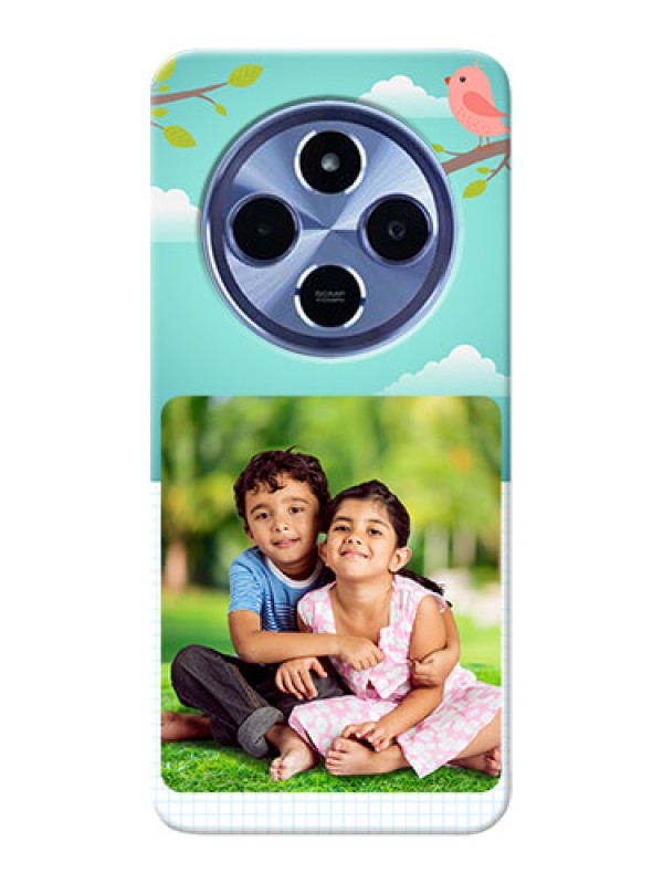 Custom Redmi A4 5G phone cases online: Doodle love Design