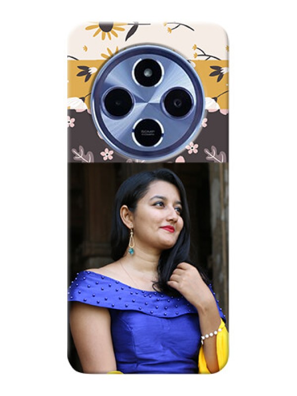 Custom Redmi A4 5G mobile cases online: Stylish Floral Design
