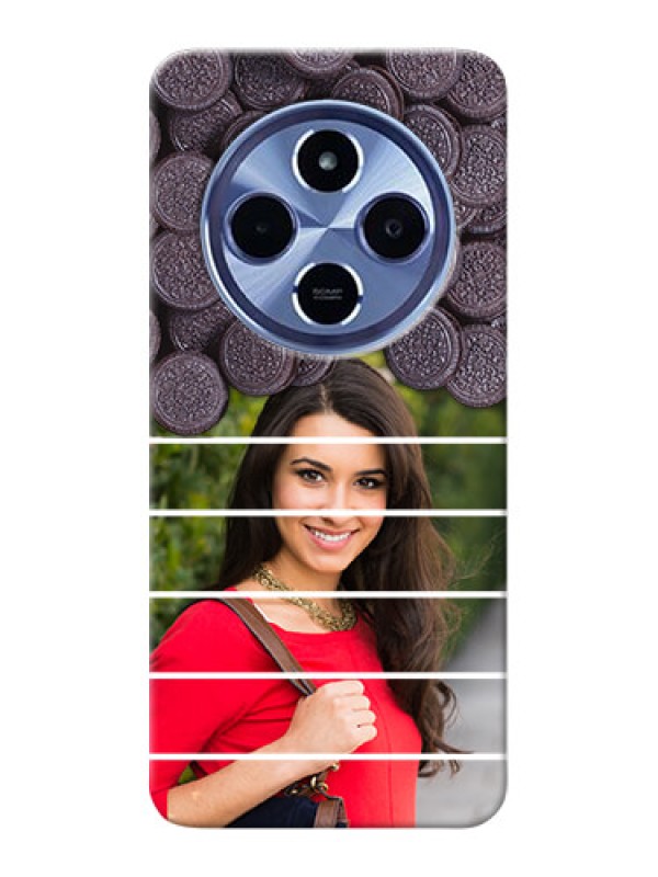 Custom Redmi A4 5G Custom Mobile Covers with Oreo Biscuit Design