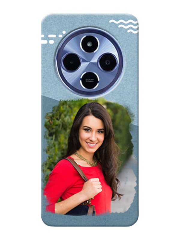 Custom Redmi A4 5G custom mobile phone covers: Grunge Line Art Design