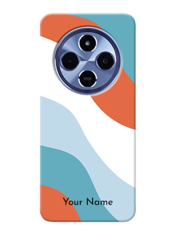 Custom Redmi A4 5G Custom Mobile Case with coloured Waves Design