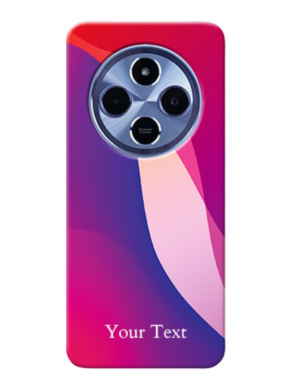 Custom Redmi A4 5G Personalized Phone Case with Digital abstract Overlap Design