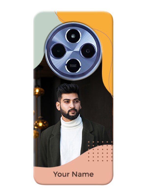 Custom Redmi A4 5G Personalized Phone Case with Tricoloured overlay design