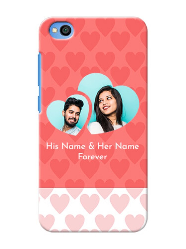Custom Redmi Go personalized phone covers: Couple Pic Upload Design