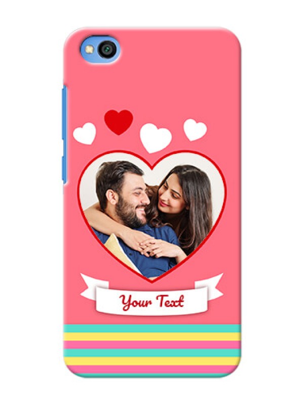 Custom Redmi Go Personalised mobile covers: Love Doodle Design
