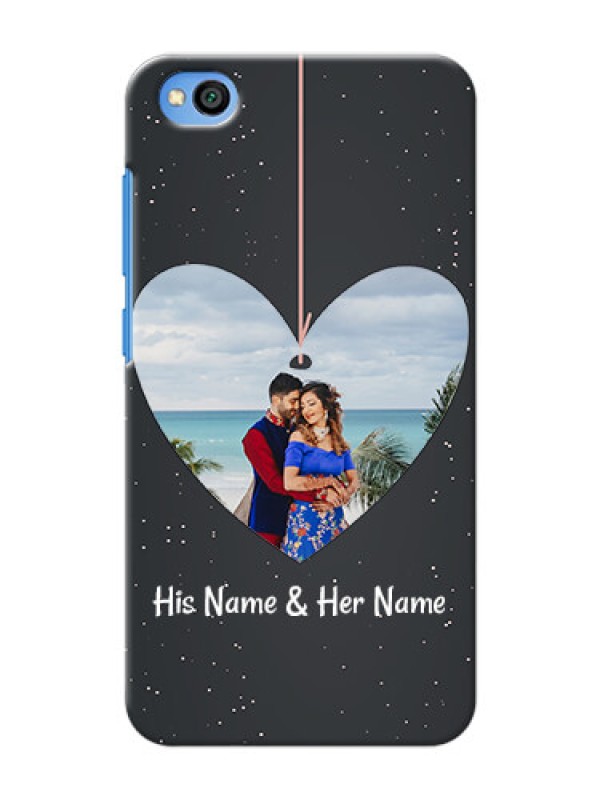 Custom Redmi Go custom phone cases: Hanging Heart Design