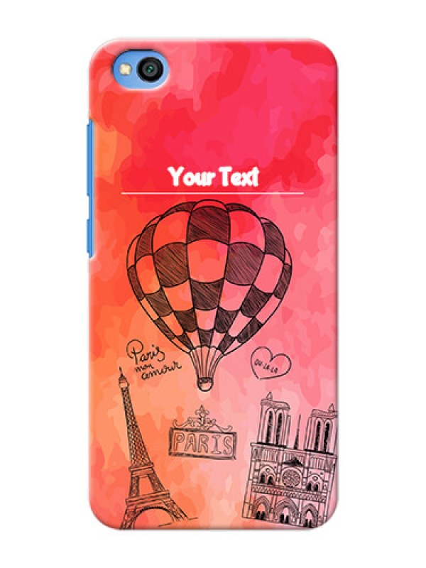 Custom Redmi Go Personalized Mobile Covers: Paris Theme Design