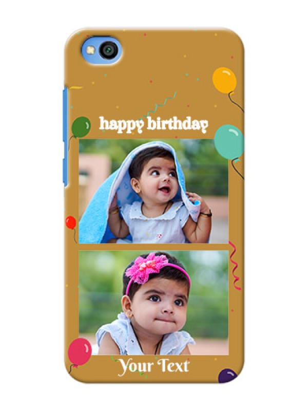 Custom Redmi Go Phone Covers: Image Holder with Birthday Celebrations Design