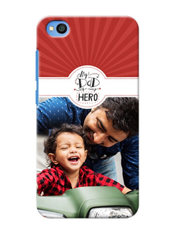 Custom Redmi Go custom mobile phone cases: My Dad Hero Design