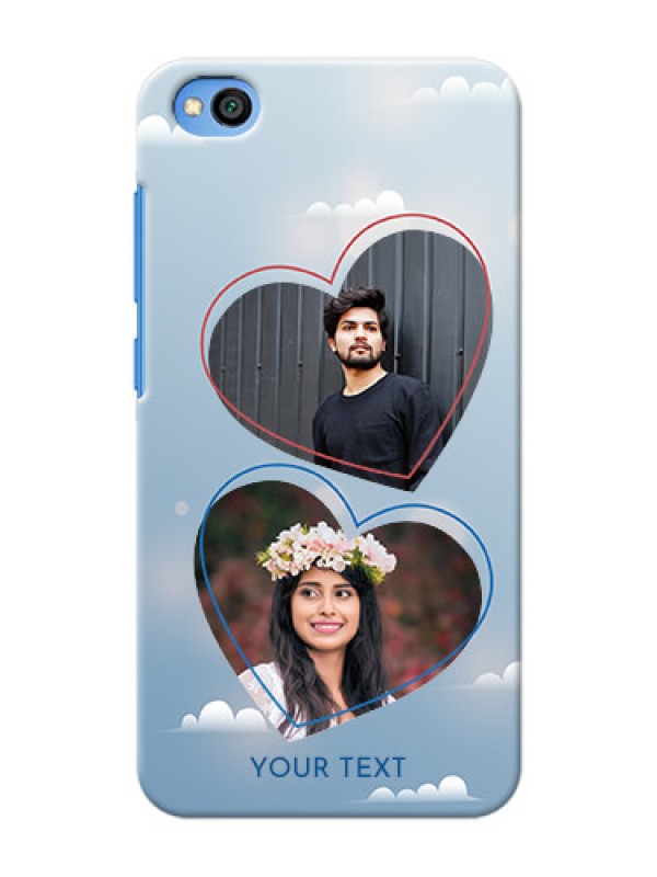 Custom Redmi Go Phone Cases: Blue Color Couple Design 