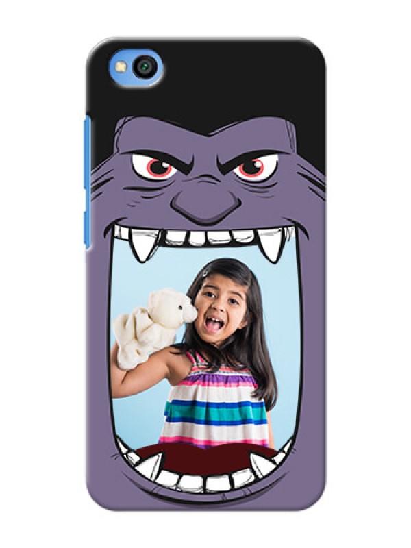 Custom Redmi Go Personalised Phone Covers: Angry Monster Design