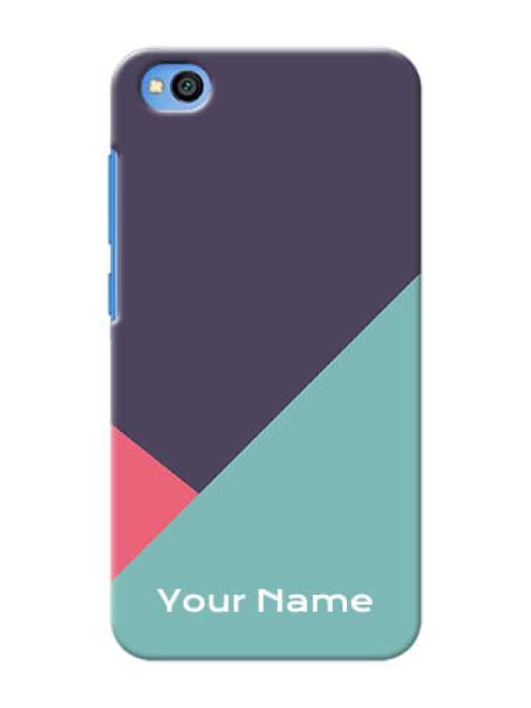 Custom Redmi Go Custom Phone Cases: Tri Color abstract Design