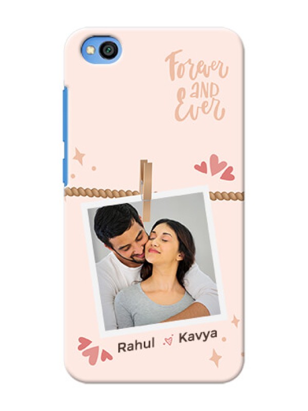 Custom Redmi Go Phone Back Covers: Forever and ever love Design