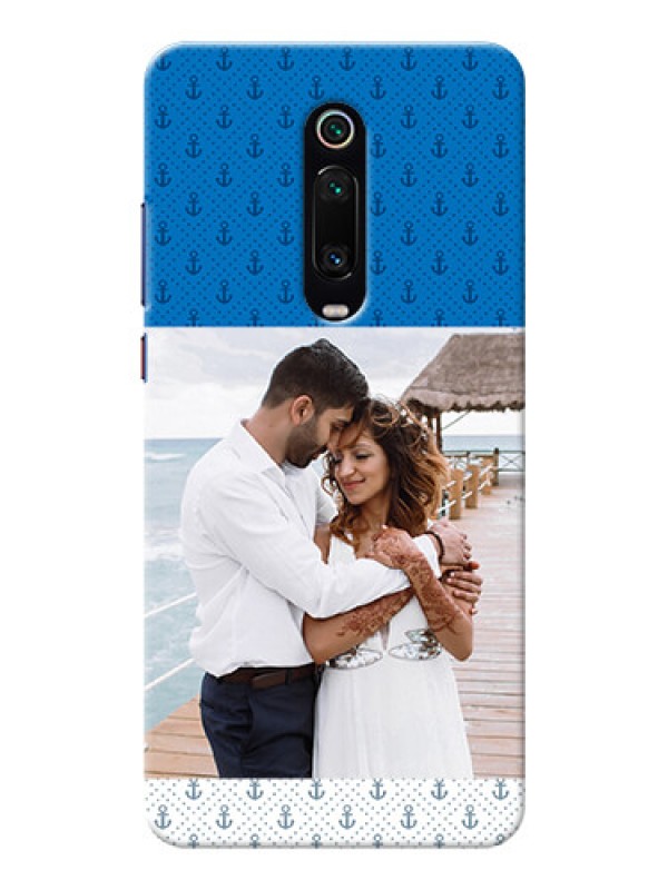 Custom Redmi K20 Pro Mobile Phone Covers: Blue Anchors Design