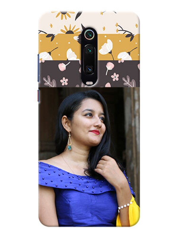 Custom Redmi K20 Pro mobile cases online: Stylish Floral Design