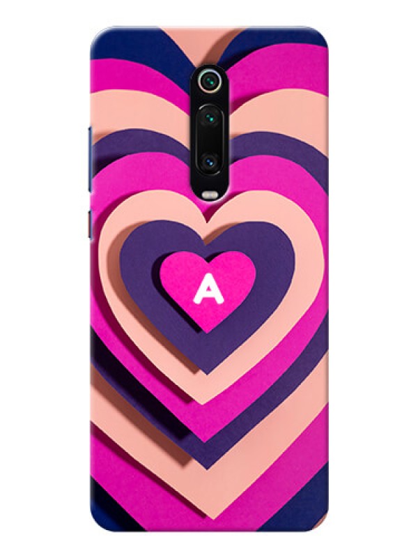 Custom Redmi K20 Pro Custom Mobile Case with Cute Heart Pattern Design