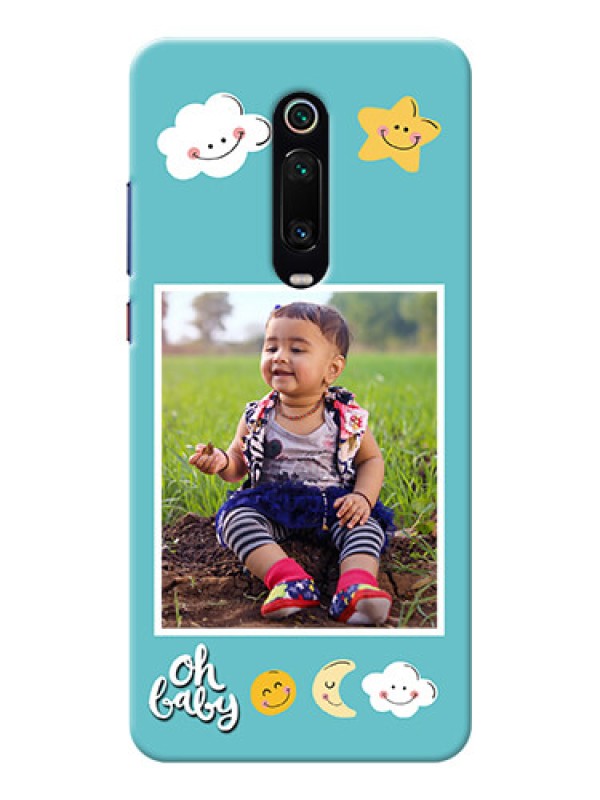 Custom Redmi K20 Personalised Phone Cases: Smiley Kids Stars Design