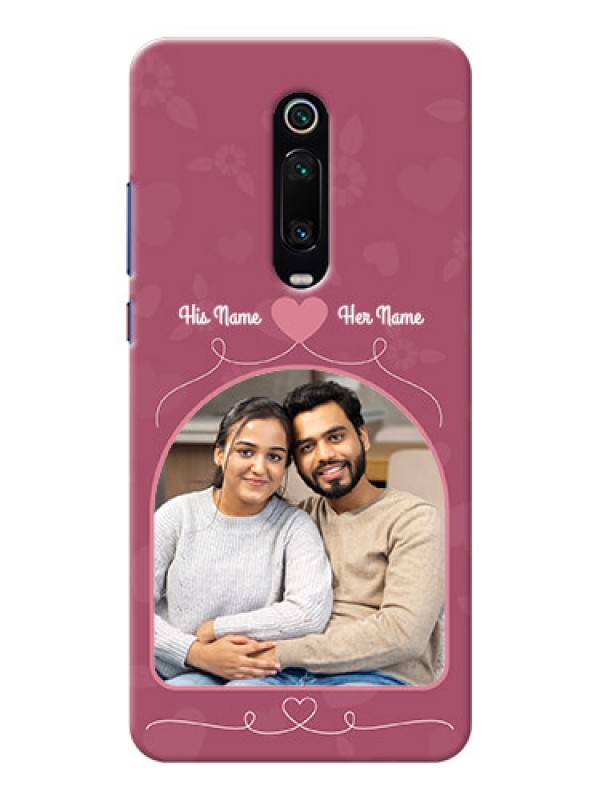 Custom Redmi K20 mobile phone covers: Love Floral Design