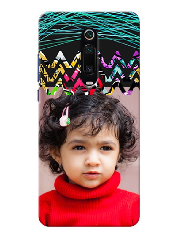 Custom Redmi K20 personalized phone covers: Neon Abstract Design