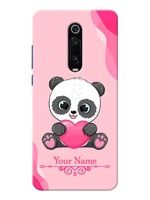 Custom Redmi K20 Mobile Back Covers: Cute Panda Design
