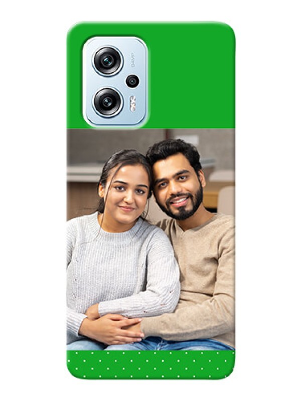 Custom Redmi K50i 5G Personalised mobile covers: Green Pattern Design