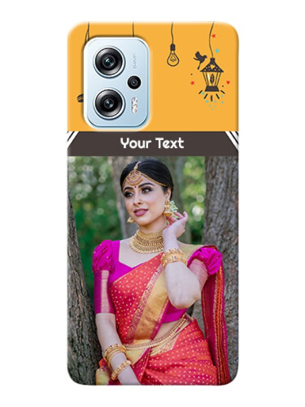 Custom Redmi K50i 5G custom back covers with Family Picture and Icons 
