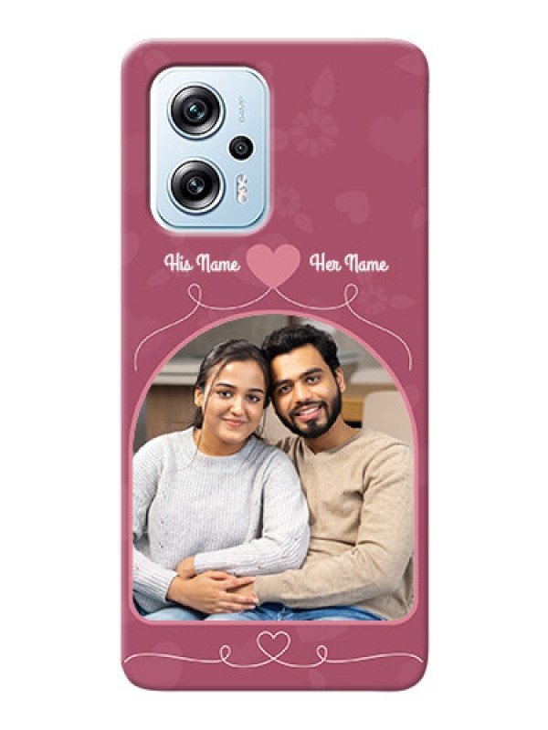 Custom Redmi K50i 5G mobile phone covers: Love Floral Design