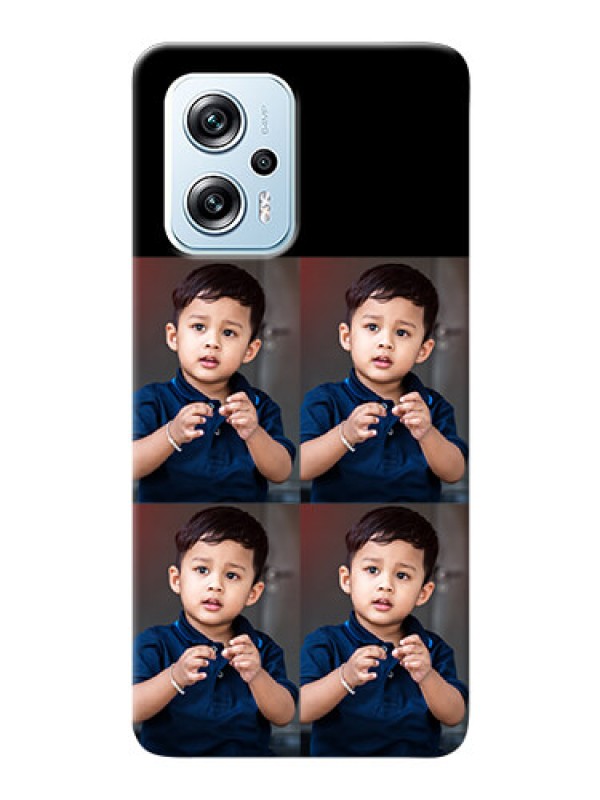 Custom Redmi K50i 5G 4 Image Holder on Mobile Cover