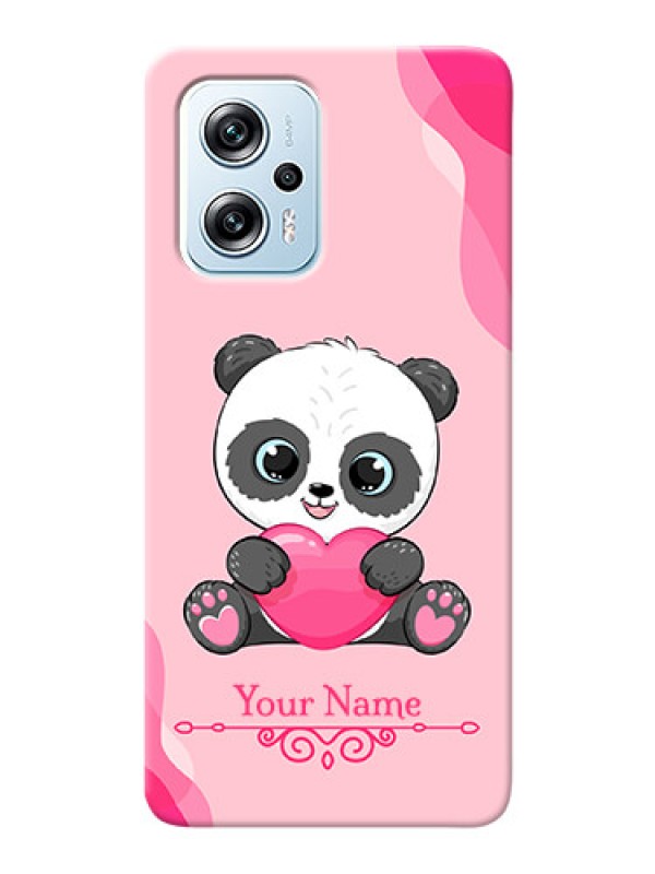 Custom Redmi K50I 5G Mobile Back Covers: Cute Panda Design
