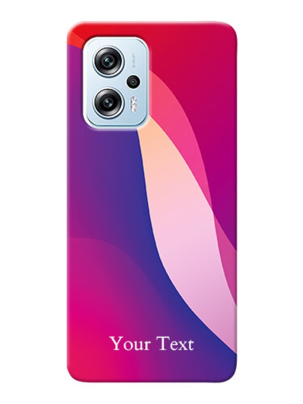 Custom Redmi K50I 5G Mobile Back Covers: Digital abstract Overlap Design