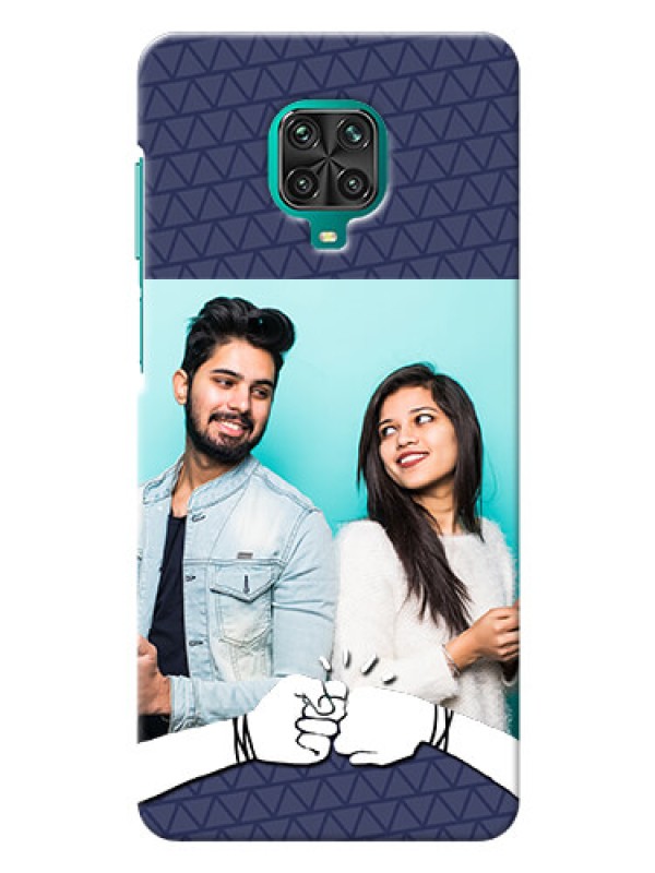 Custom Redmi Note 10 Lite Mobile Covers Online with Best Friends Design 
