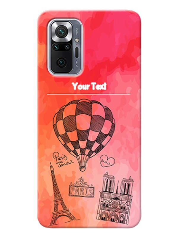 Custom Redmi Note 10 Pro Max Personalized Mobile Covers: Paris Theme Design