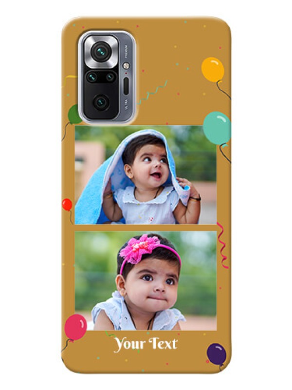 Custom Redmi Note 10 Pro Max Phone Covers: Image Holder with Birthday Celebrations Design