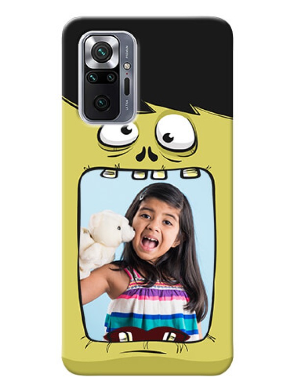 Custom Redmi Note 10 Pro Max Mobile Covers: Cartoon monster back case Design