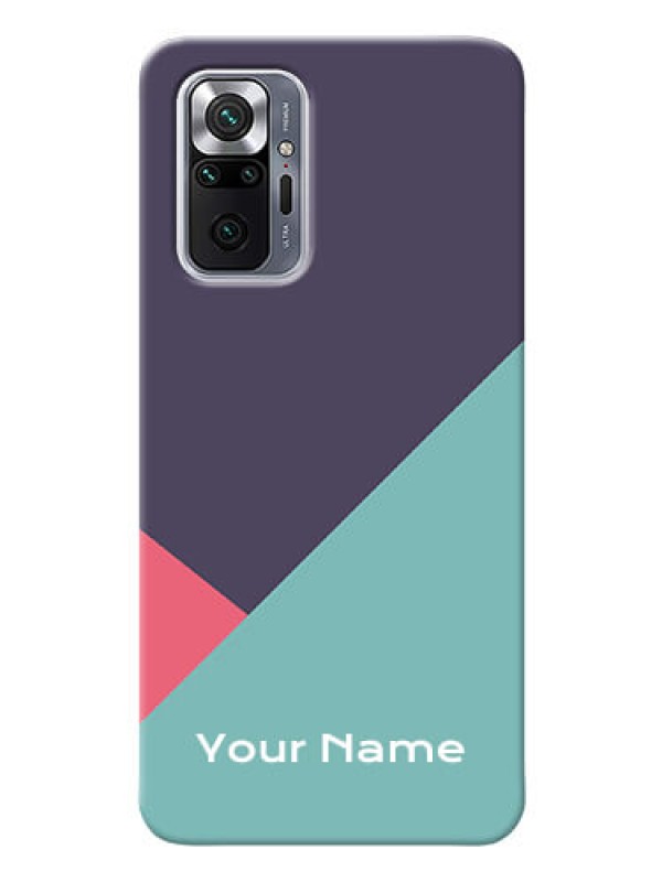 Custom Redmi Note 10 Pro Max Custom Phone Cases: Tri Color abstract Design
