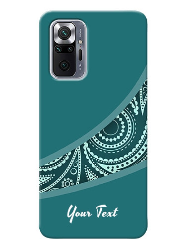 Custom Redmi Note 10 Pro Max Custom Phone Covers: semi visible floral Design