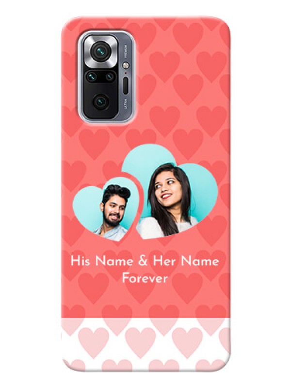Custom Redmi Note 10 Pro personalized phone covers: Couple Pic Upload Design