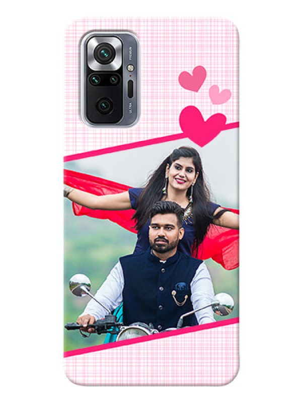 Custom Redmi Note 10 Pro Personalised Phone Cases: Love Shape Heart Design