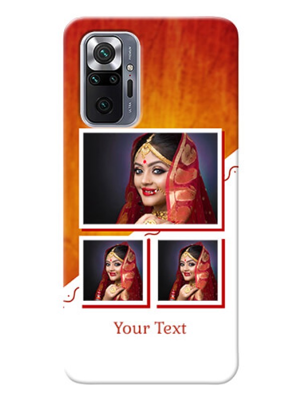 Custom Redmi Note 10 Pro Personalised Phone Cases: Wedding Memories Design  