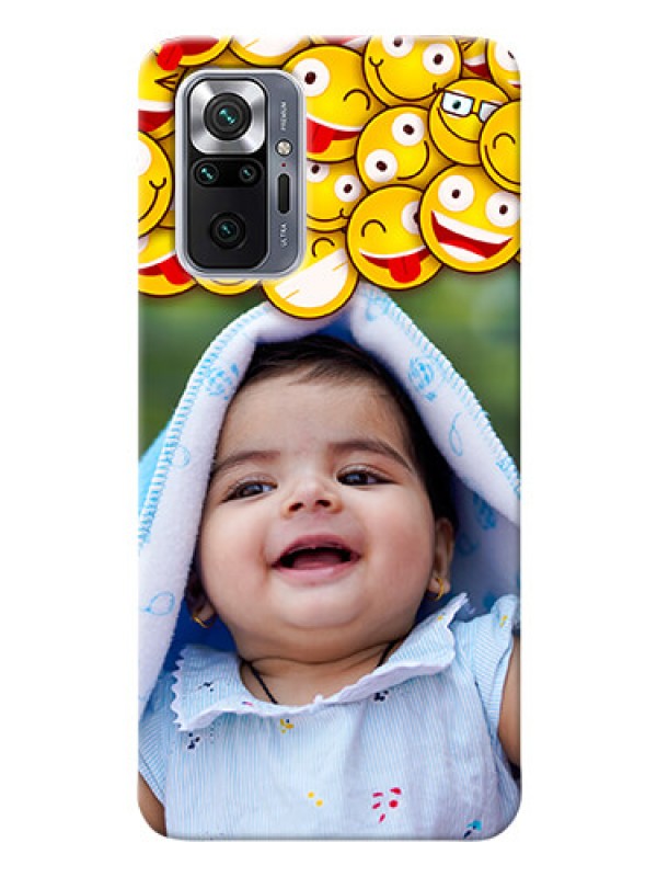 Custom Redmi Note 10 Pro Custom Phone Cases with Smiley Emoji Design