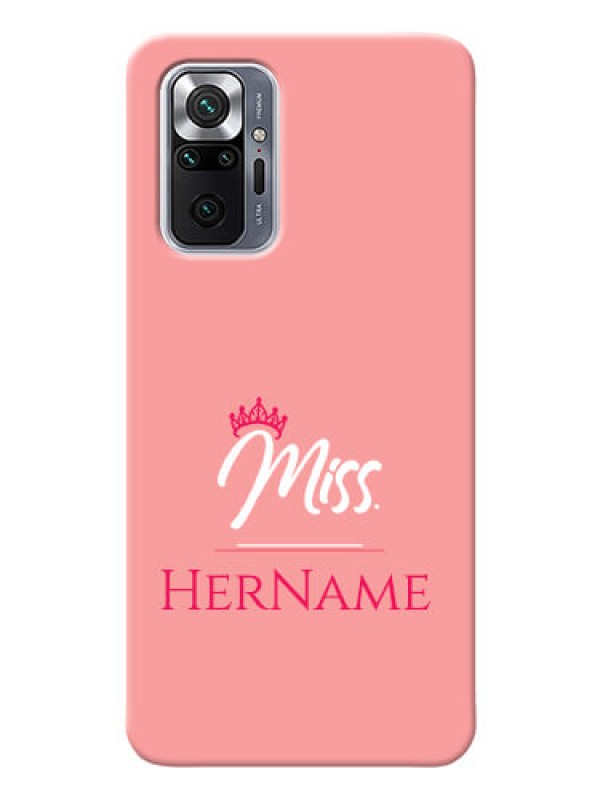 Custom Redmi Note 10 Pro Custom Phone Case Mrs with Name