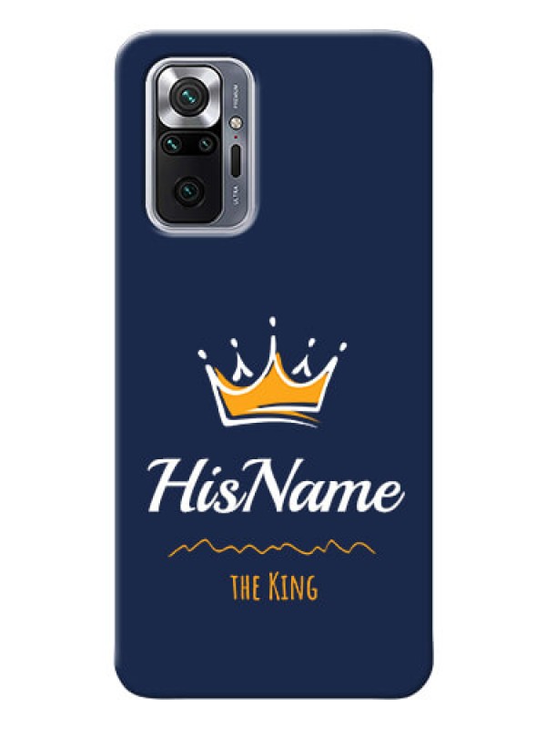 Custom Redmi Note 10 Pro King Phone Case with Name