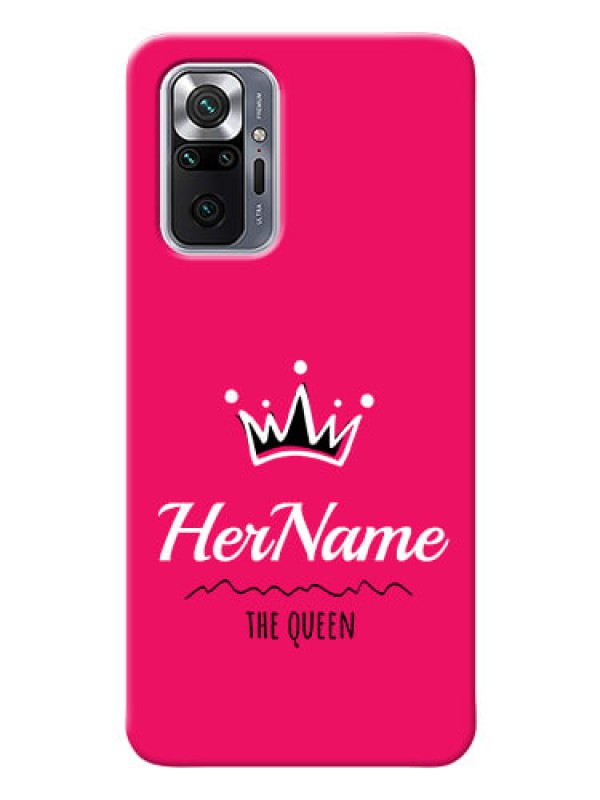 Custom Redmi Note 10 Pro Queen Phone Case with Name