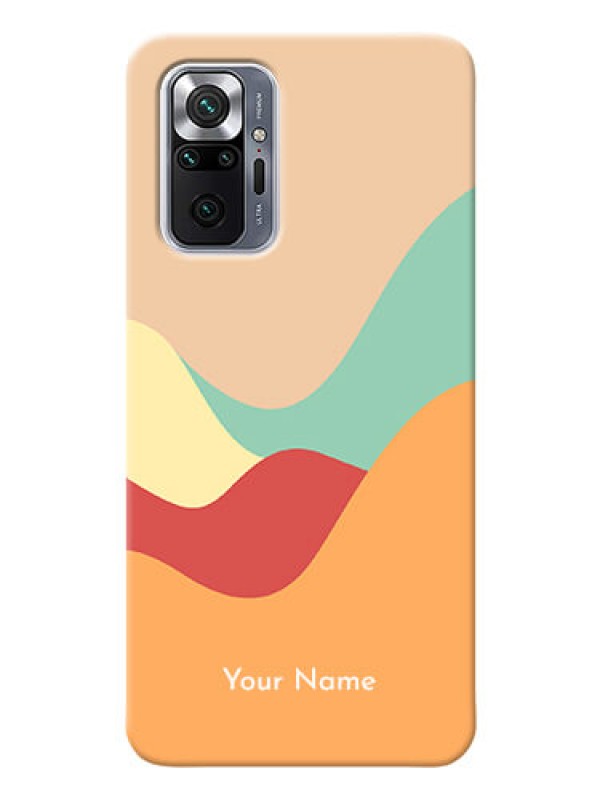 Custom Redmi Note 10 Pro Custom Mobile Case with Ocean Waves Multi-colour Design