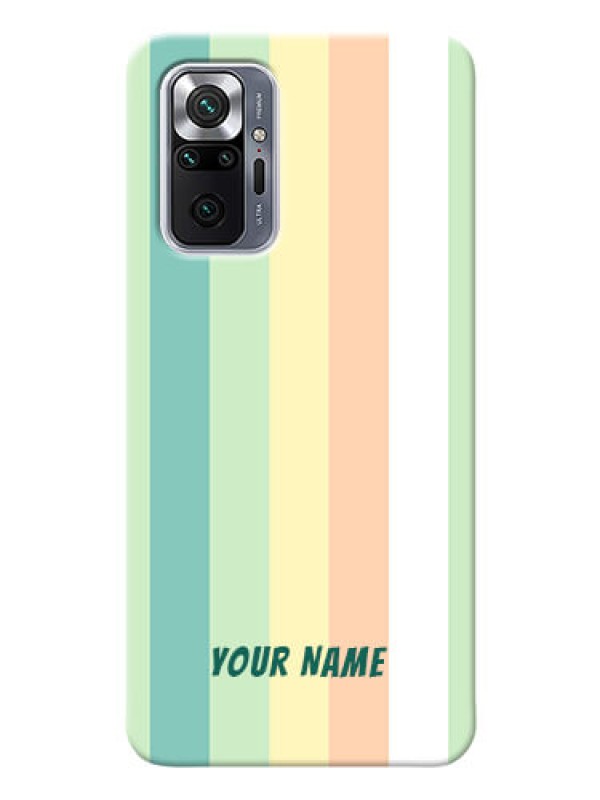 Custom Redmi Note 10 Pro Back Covers: Multi-colour Stripes Design