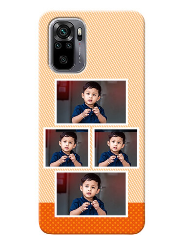 Custom Redmi Note 10 Mobile Back Covers: Bulk Photos Upload Design
