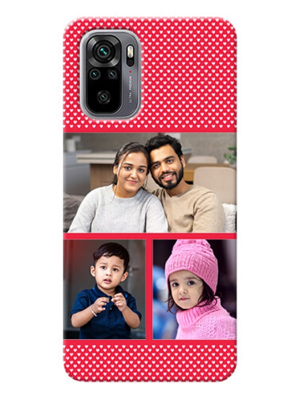 Custom Redmi Note 10 mobile back covers online: Bulk Pic Upload Design