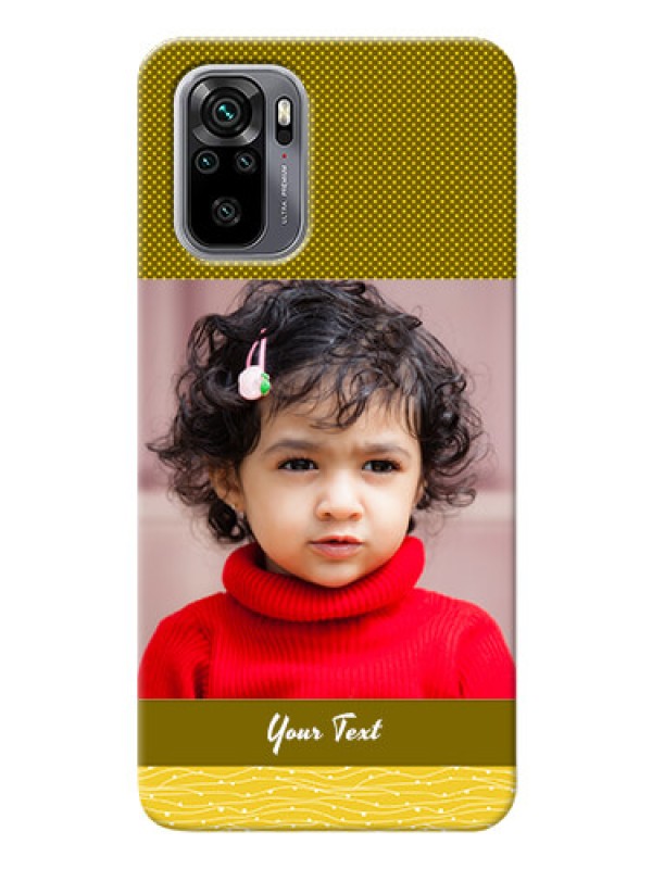 Custom Redmi Note 10 custom mobile back covers: Simple Green Color Design